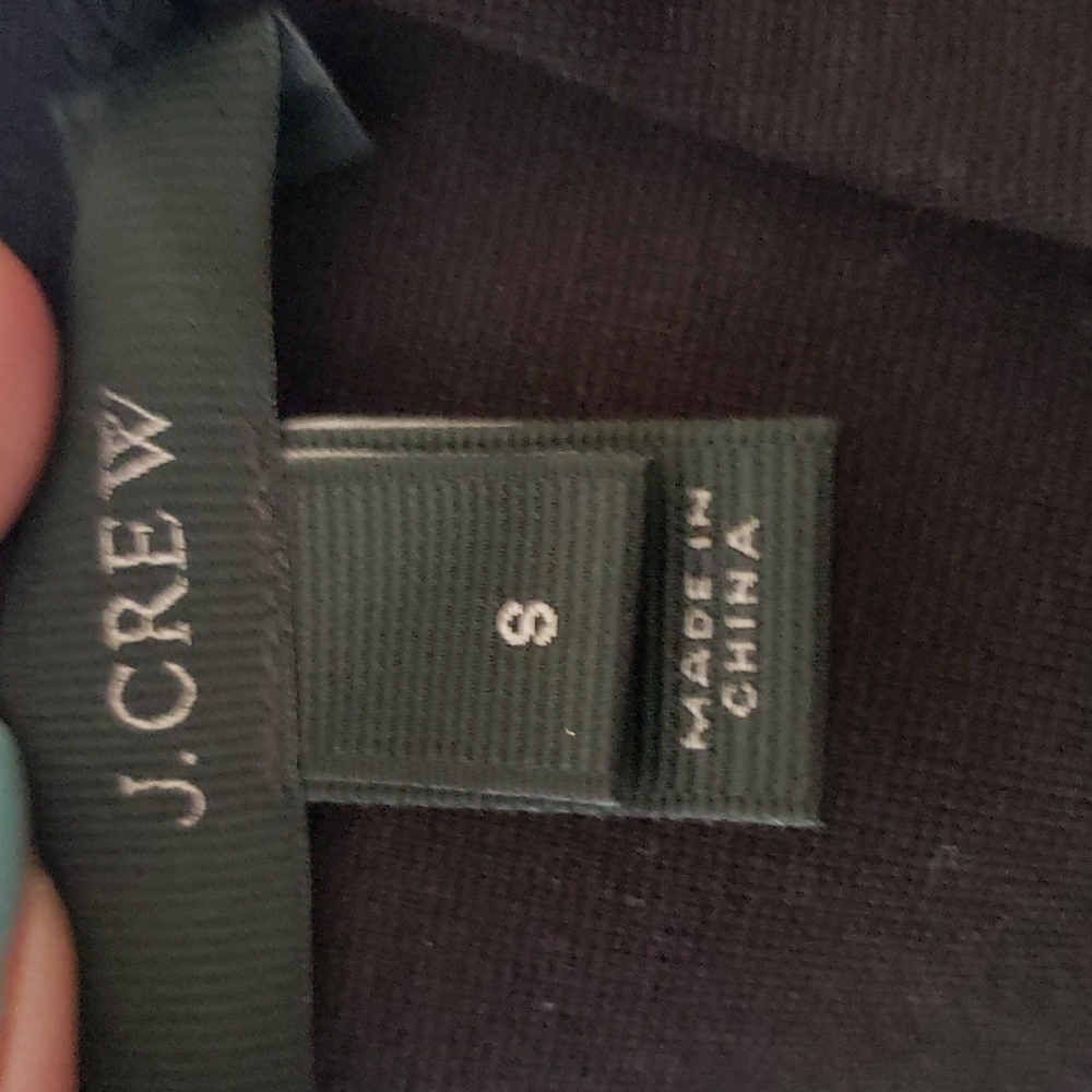 J. Crew Black Sleeveless Tiered Frindge Top Tank - Picture 15 of 16